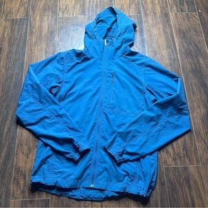 Nau Blue Full Zip Lightweight Windbreaker Jacket Size Medium